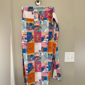 Never Fully Dressed Vibrant Patchwork A-Line Skirt